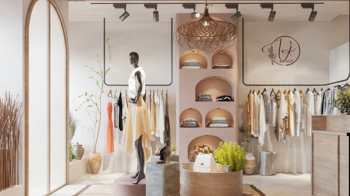 Desain Interior Butik Simple Sederhana Murah