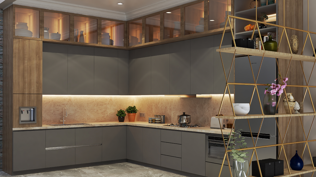 Warna Kitchen Set Elegan dan Mewah