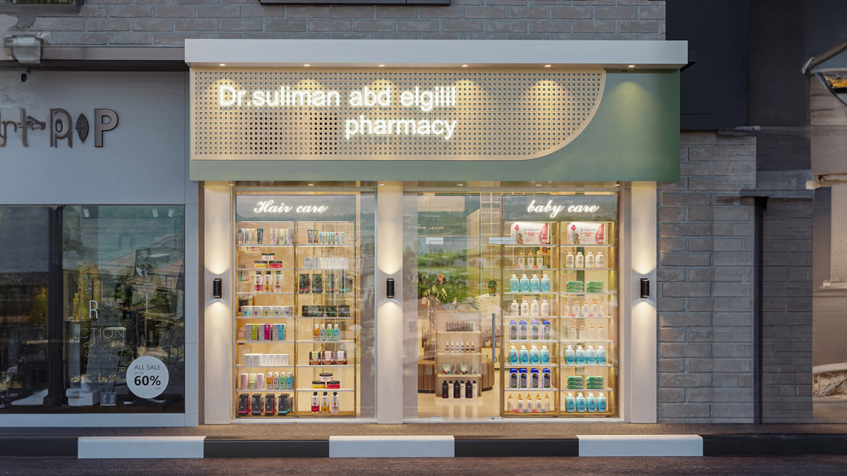 Desain Interior Apotek Modern